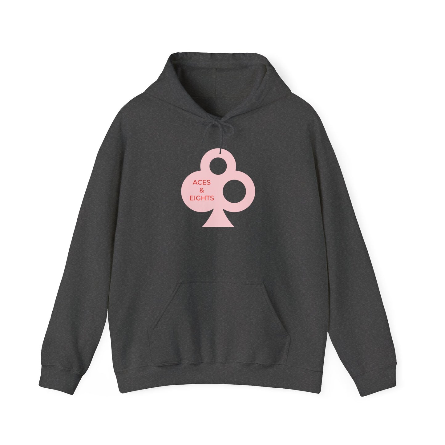 Classic Aces & Eights Pink Logo Hoodie