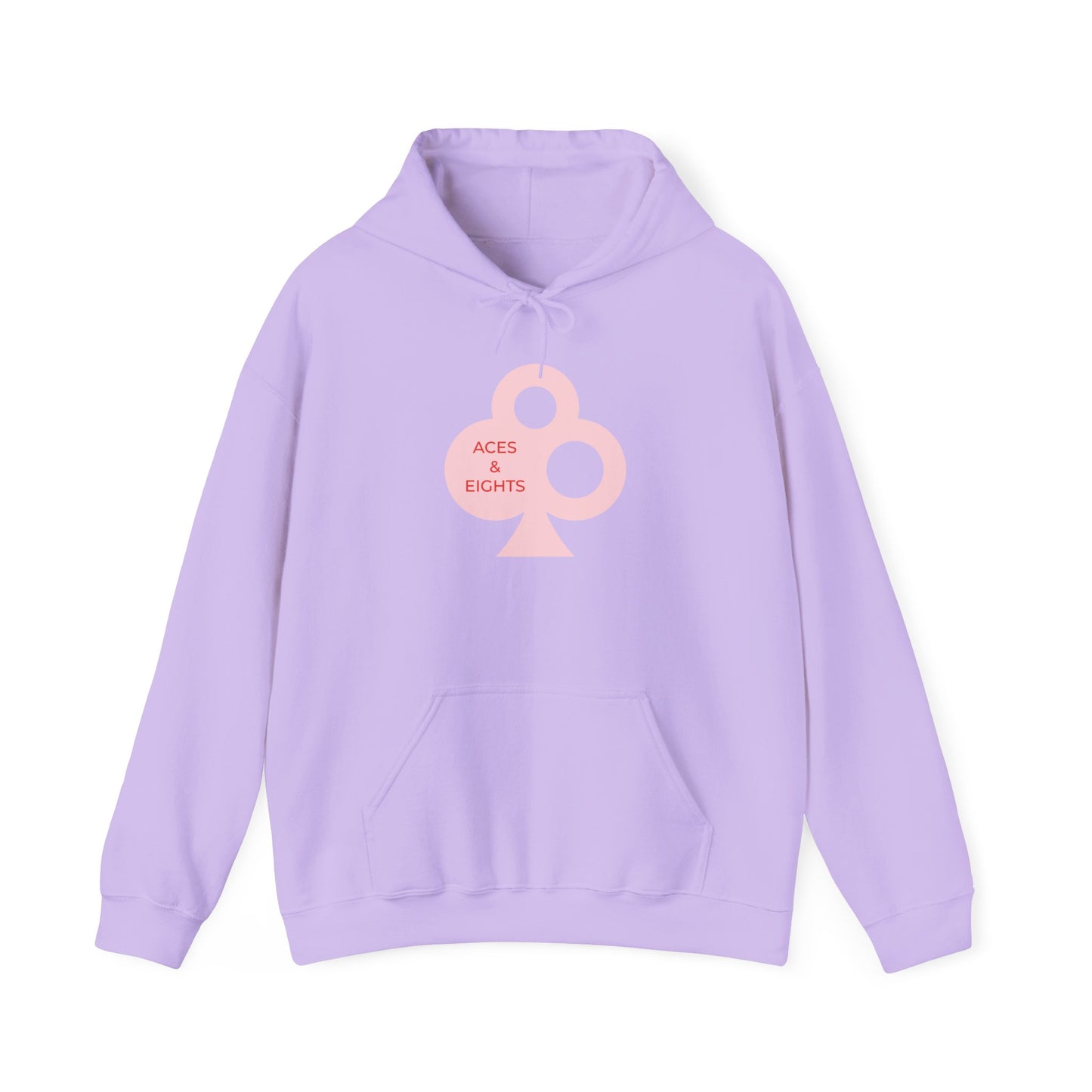 Classic Aces & Eights Pink Logo Hoodie