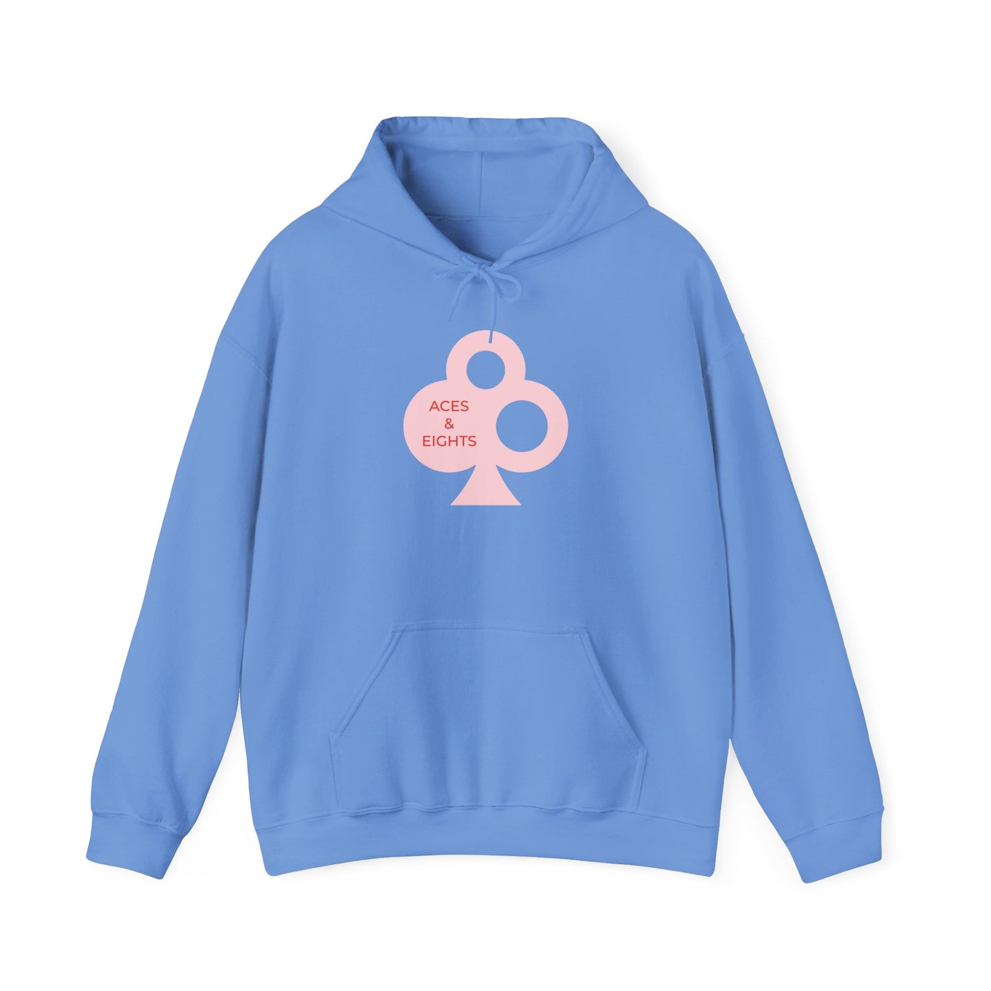 Classic Aces & Eights Pink Logo Hoodie