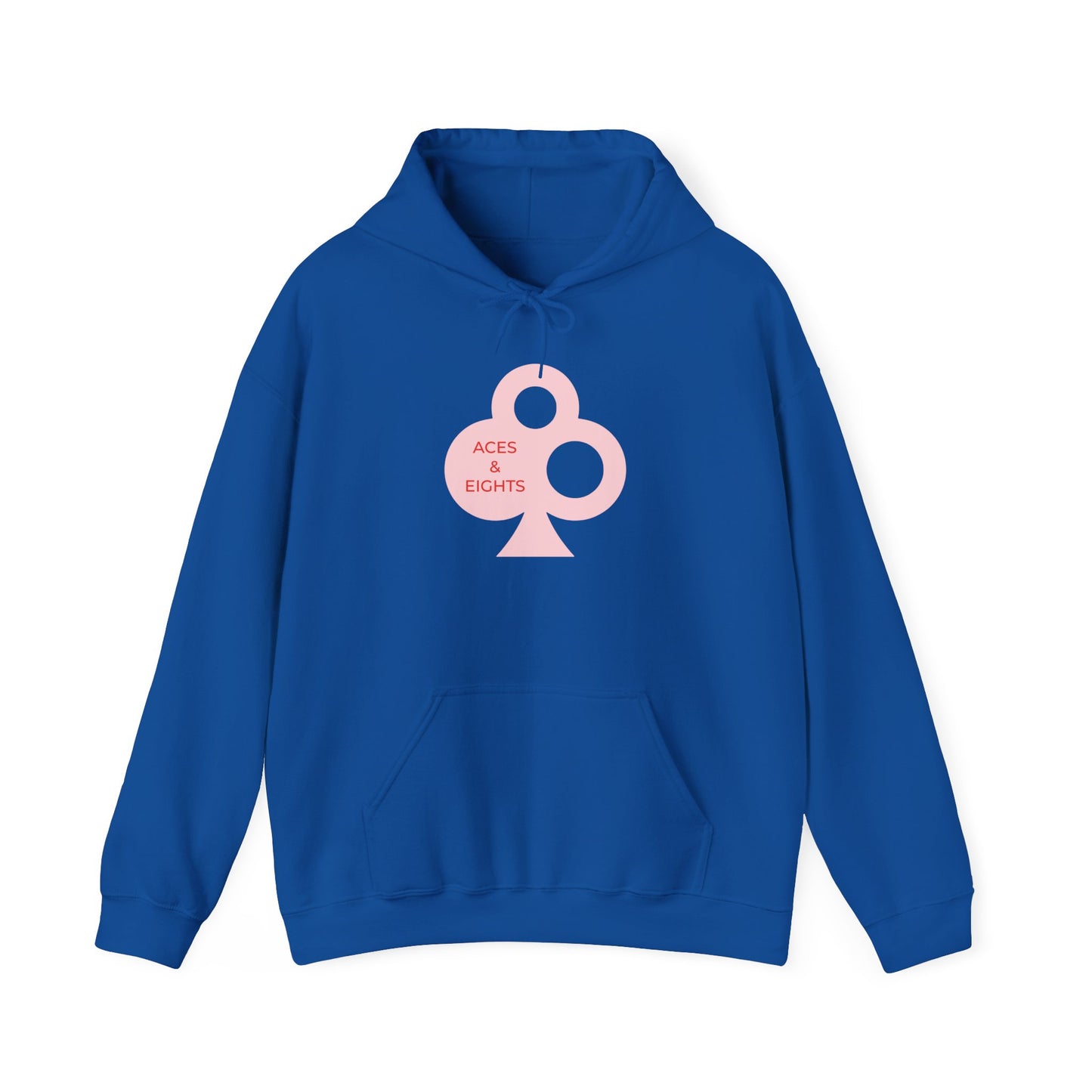 Classic Aces & Eights Pink Logo Hoodie