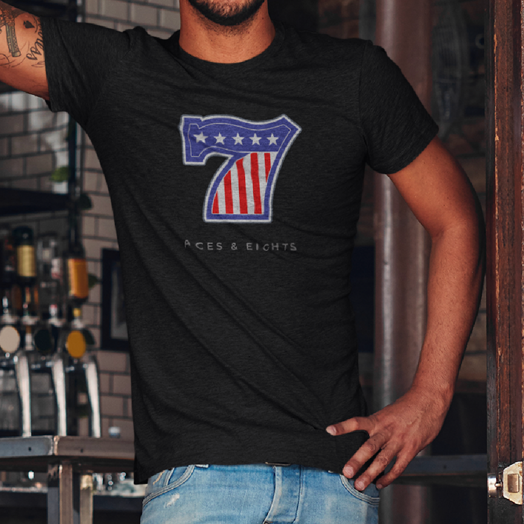 Limited Edition "100 Print" Bicentennial Lucky Number Seven Tee