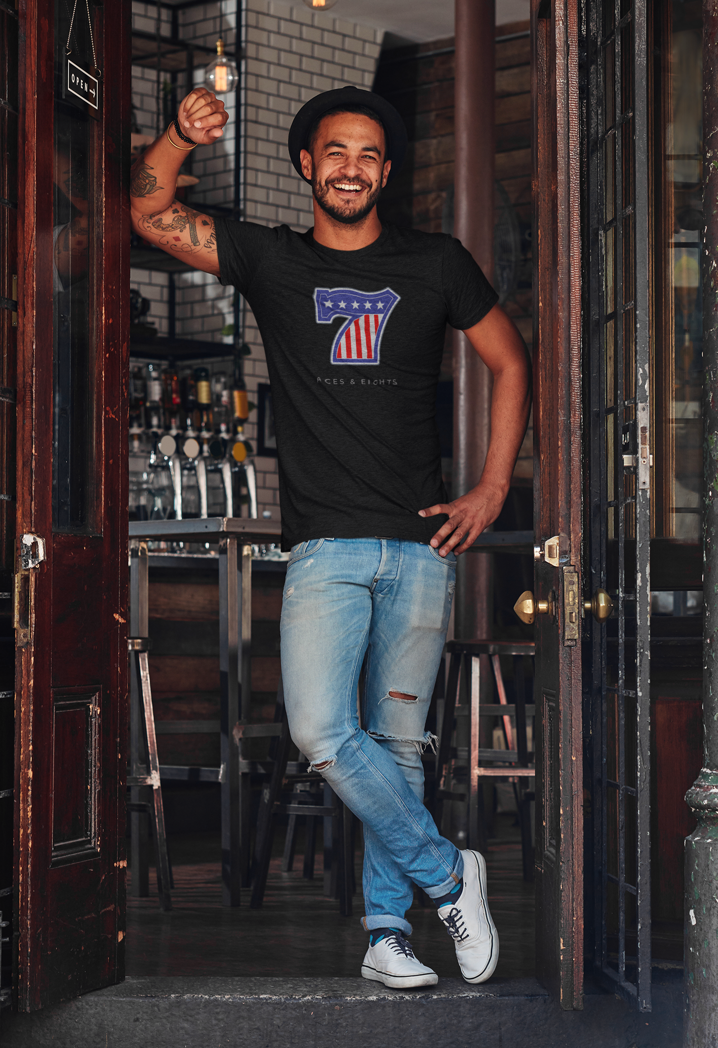 Limited Edition "100 Print" Bicentennial Lucky Number Seven Tee