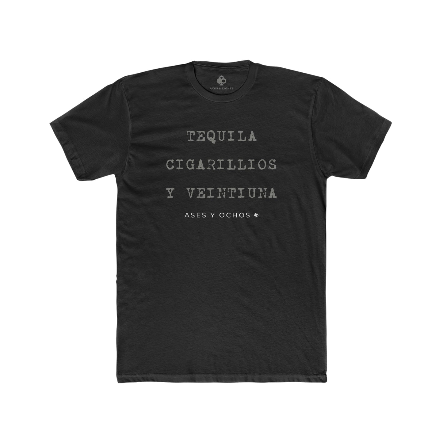 Tequila, Cigarettes & Blackjack Tee (Spanish)