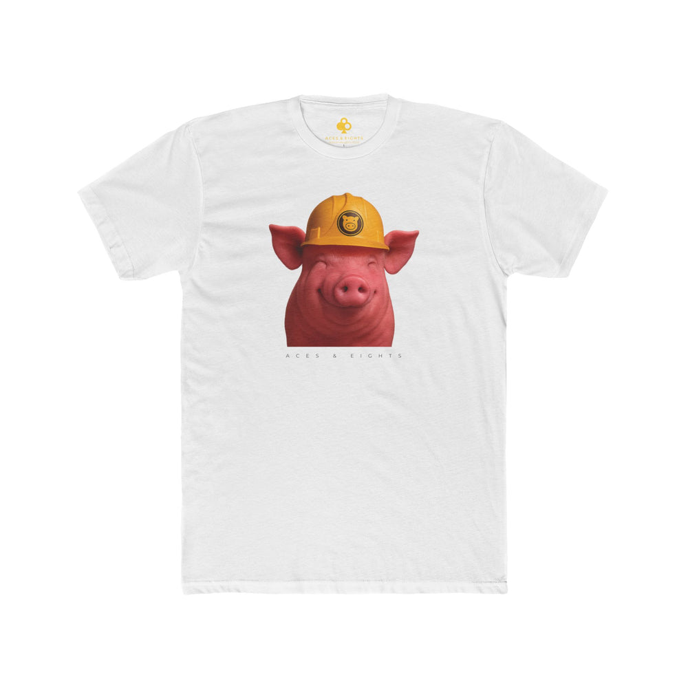 Portrait of a Greedy Piggy Tee
