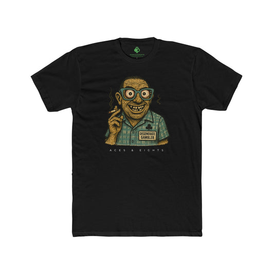 Portrait of a Degenerate Gambler Tee