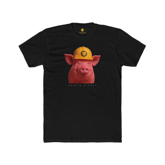 Portrait of a Greedy Piggy Tee