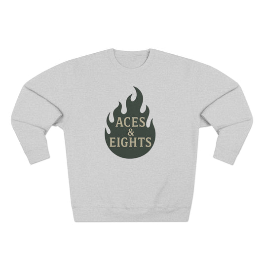 Aces & Eights "Flame" Crewneck Sweatshirt