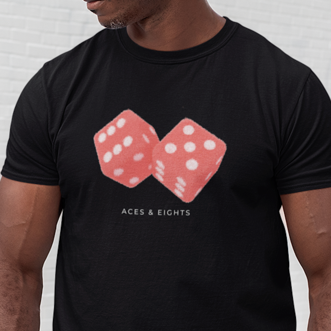 Aces & Eights: Fuzzy Dice Tee