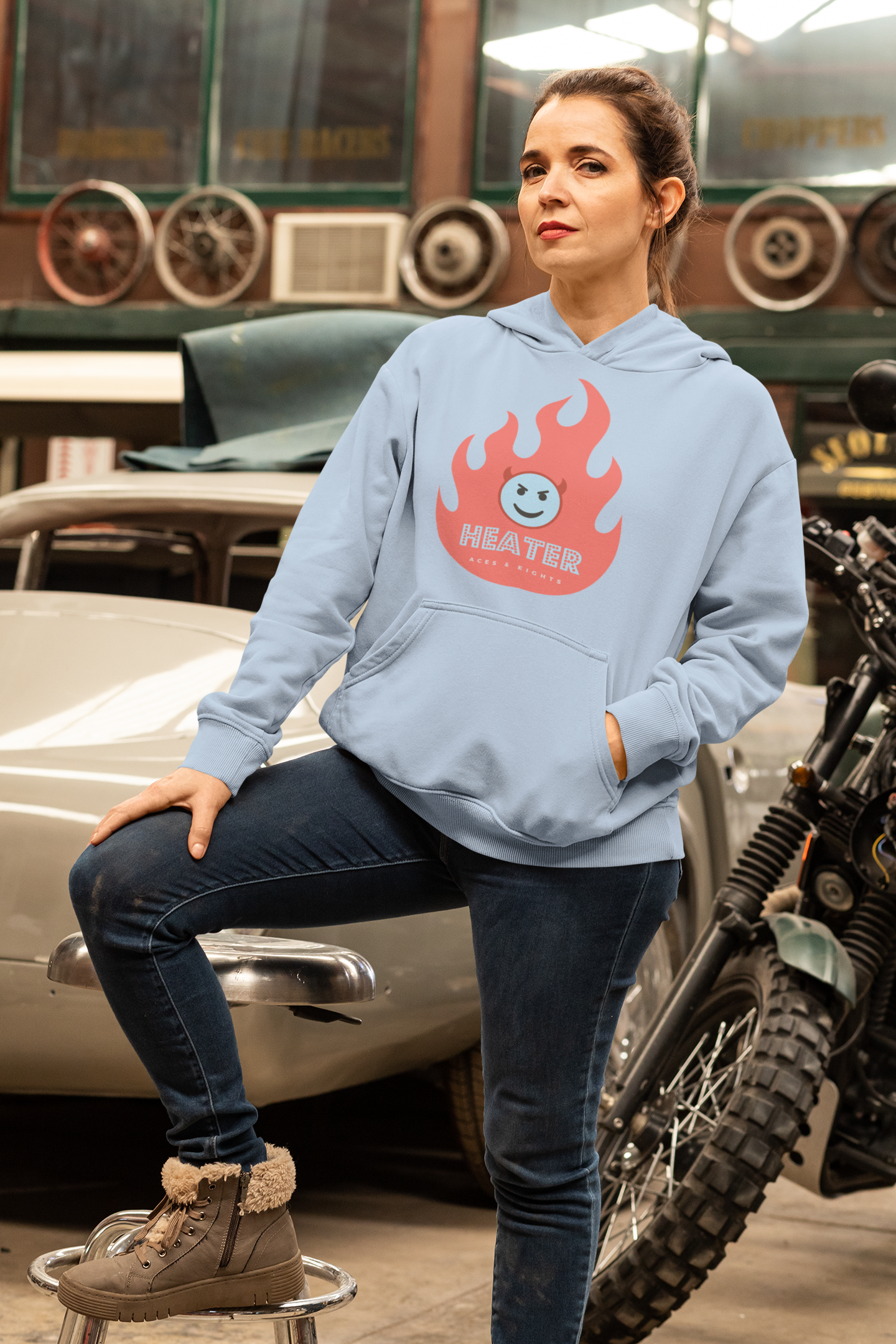 Aces & Eights: The Heater Hoodie