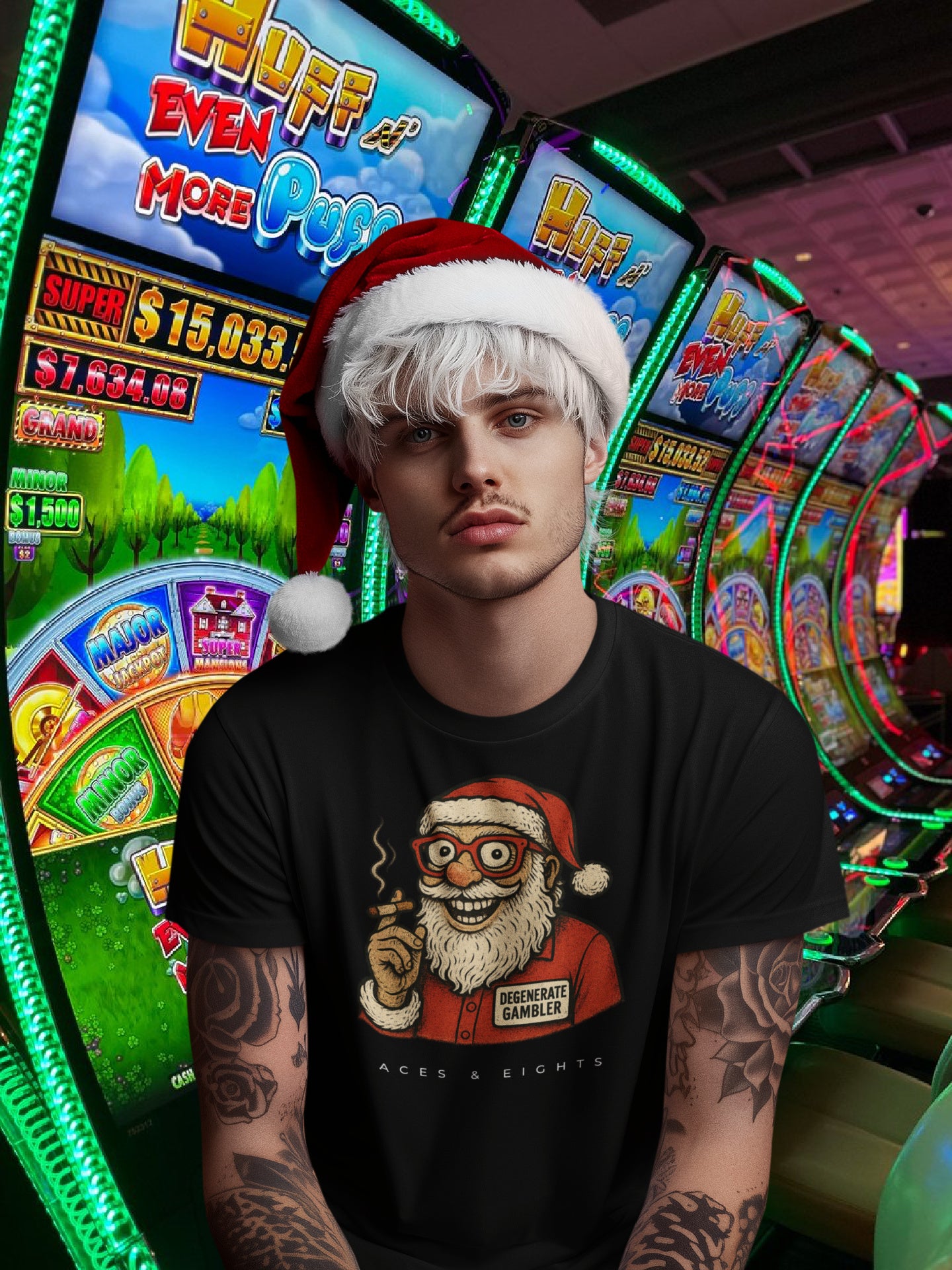 Limited Edition Degenerate Santa Tee