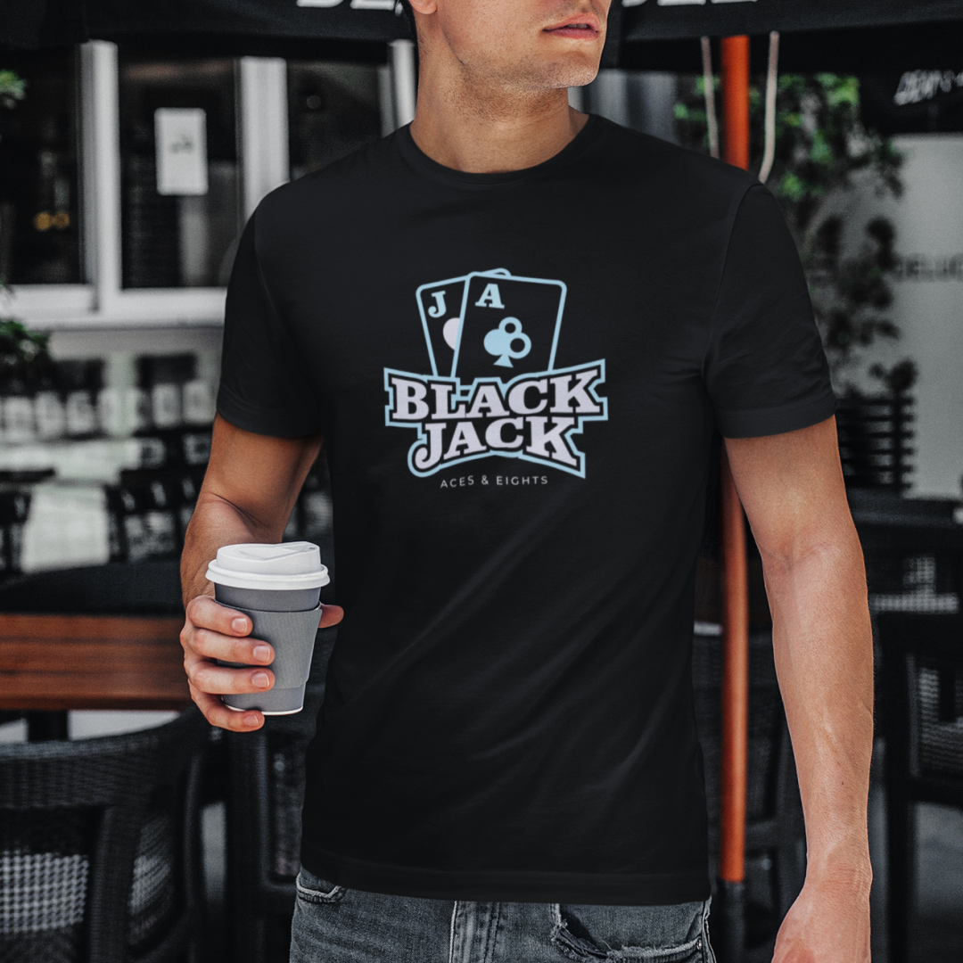 Aces & Eights: Vintage Blackjack Tee