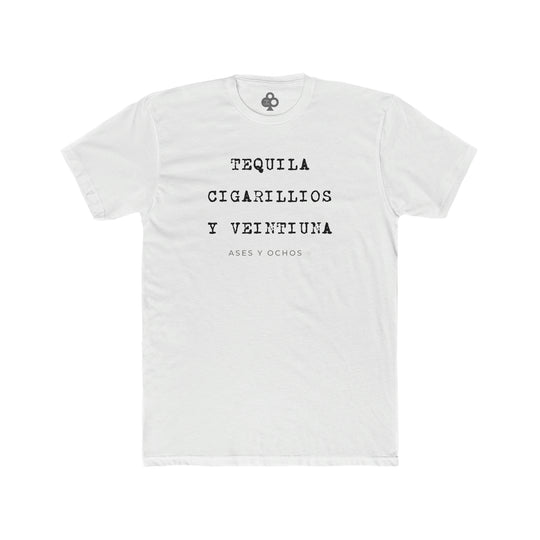 Tequila, Cigarettes & Blackjack Tee (Spanish)